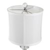 Karat - Contemporary Crystal Table Lamp (Set of 2) - Clear Crystal / Chrome / White Softback - Image 5