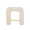 Boucle Stool (Set of 2), Dining Chairs For Home Kitchen Island - Cream - Image 8