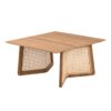 Teak Coffee Table - Natural Wood / Brown - Image 2