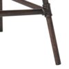 Industrial Outdoor Patio Plumber'S Iron Frame Swivel Barstool With Cushions, Height Adjustable - Black / Copper - Image 12