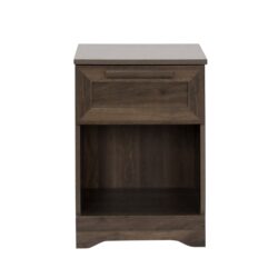 Broxon - 1 Drawer Nightstand - Walnut