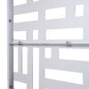 Decorative Freestanding Metal Privacy Screen For Indoor & Outdoor Use - White - Image 7