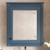 Wall Mounted Bathroom Storage Cabinet With Mirror, Medicine Cabinet With Height Adjustable Shelf, Over The Toilet Space Saver Cabinet - Blue - Image 21