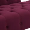 Samuel - Tufted Roll Arm Chaise Lounge - Burgundy - Image 7
