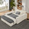 Modern Modular Cloud Sectional Couch With Comfy Chaise - Beige - Image 9