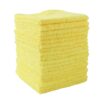 Multifunctional Microfiber Towel For Car Cleaning, Kitchen & Glass Scrubbing - Yellow - Image 4