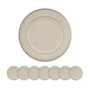 Plastic Charger Plate (Set of 8) - Cream - Image 2