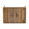 Temptation - Outdoor Foldable Side Table With Slat Design - Teak - Image 7
