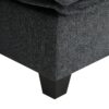 Modern Sectional Cloud Sofa With Console USB Charger Reading Light Cup Holder, Wide Seat 4 Seat Modular Couch Storable Indoor Funiture - Dark Gray - Image 26