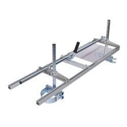 Portable Aluminum Steel Chainsaw Mill With Adjustable Planking Bar 14 To 48" - Silver