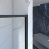 Frame Double Sliding Shower Door, Bypass Bathroom Sliding Door With Premium Clear Tempered Glass, Hardware Sliding Glass Shower Enclosure - Matte Black - Image 17