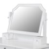 Elegant Makeup Vanity Desk With Adjustable Mirror And Storage And Construction - White - Image 9