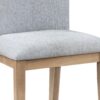 Caspian - Linen And Oak Finish Dining Chair (Set of 2) - Gray - Image 3