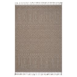 Guros - 4' X 6' Traditional Indoor / Outdoor Area Rug - Natural