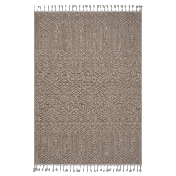 Guros - 4' X 6' Traditional Indoor / Outdoor Area Rug - Natural