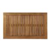Acacia Wood Outdoor Coffee Table, Rectangular Patio Coffee Table For Outside - Brown Patina - Image 8
