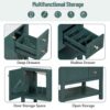 Transitional Style Bathroom Vanity Cabinet Combo With Ceramic Sink - Green - Image 5