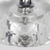 Diamond - Torch Contemporary Crystal Table Lamp (Set of 2) - Clear / Off White / Polished Nickel - Image 5