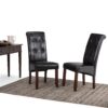 Cosmopolitan - Deluxe Tufted Parson Chair (Set of 2) - Midnight Black - Image 9