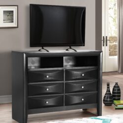Marilla - Media Chest - Black