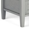 Warm Shaker - End Table - Fog Gray - Image 8
