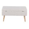 Storage Contemporary Bench - Natural / Beige - Image 5