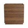 Modern Freestanding Bathroom Vanity Cabinet With Double Drawer - Brown - Image 5