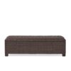 Santiago - Wicker Storage Bench - Brown Multi - Image 4