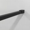 Shower Screen Door Frost Tempered Glass - Black - Image 7