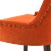 Farren - Velvet Weathered Side Chair (Set of 2) - Orange - Image 6