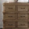 Adams - Anqtique Dresser - Brown Oak - Image 2