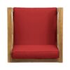 Brava - Modern Club Chair With Water Resistant Cushions - Red - Image 8