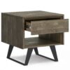Lowry - End Table - Distressed Gray - Image 2