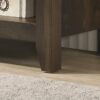Benito - Wide TV Stand With Open Shelves And Cable Management - Dark Dusty Brown - Image 3