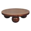Central Ball Table - Chestnut - Image 6