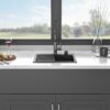 Kitchen Sink, Granite Composite Drop In Sink - Black - Image 6