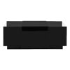 LED Coffee Table, Modern Center Table, Coffee Table With Open Storage Compartment And 2 Hidden Drawers For Living Room - Black - Image 14
