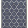 Sunshine - 2'7" X 7'3" Indoor, Outdoor Area Rug - Blue - Polypropylene - Image 2