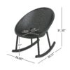 Gable - Rocking Chair (Set of 2) - Black - Image 3