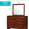 Marilla - Dresser - Cherry - Image 2