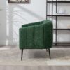 Glam Mini Loveseat, Accent Couch - Green - Image 7