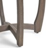 Hermosa - Rustic Circular Bistro Table - Gray - Image 9