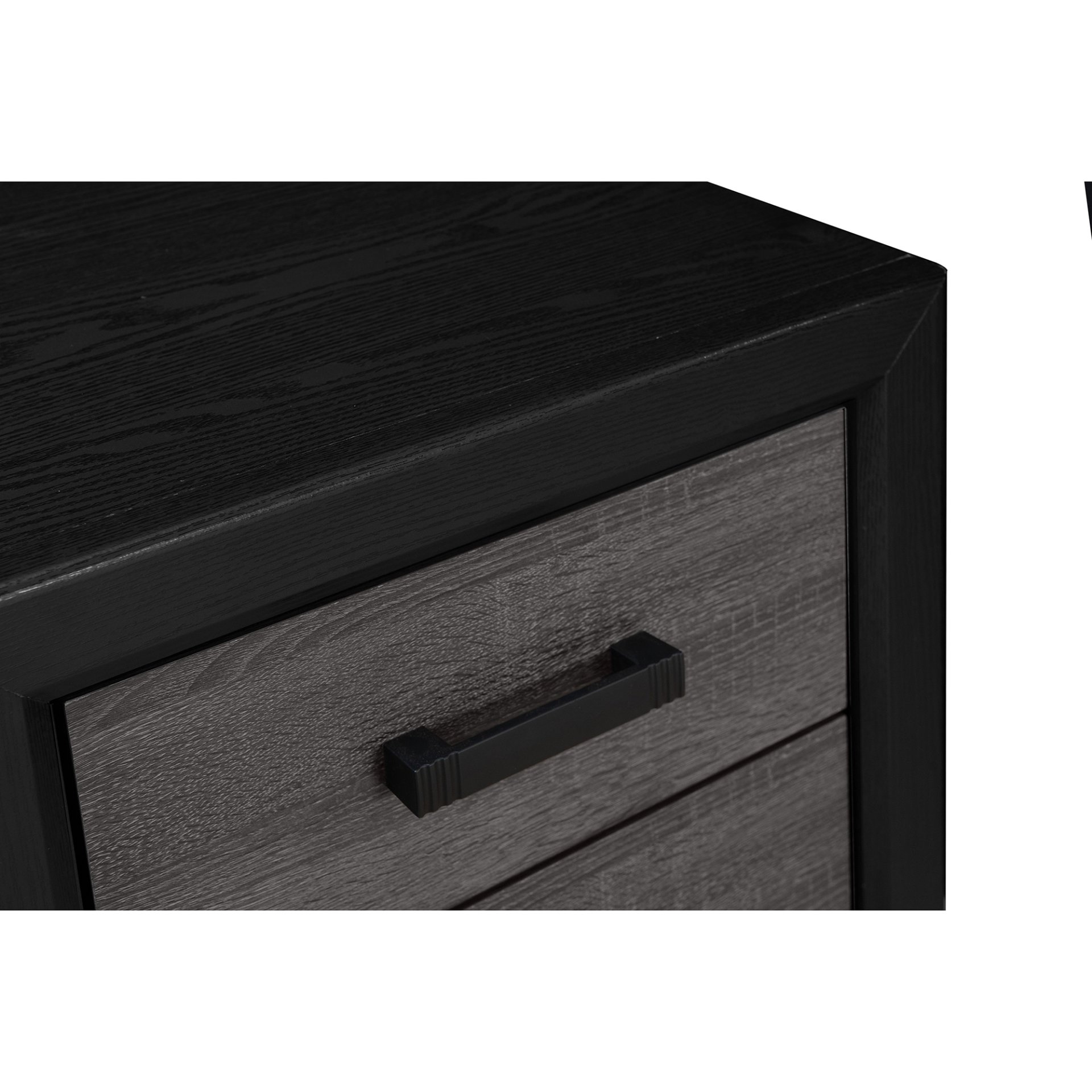 Soluto - Nightstand - Gray / Black - Image 6