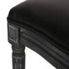 French Country Dining Chair (Set of 2) With Cane Backrest - Black - Image 14