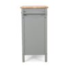 Aidah - Contemporary Kitchen Cart With Wheels - Gray - Image 9