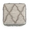 Sweeney - Square Pouf - Gray / Natural - Image 5