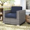 Club Chair With Cushions - Gray Mix - Image 2