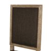 French Country Style Dining Chair Set With Upholstered Seats And Cane Backrest - Brown - Image 12