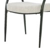 Contemporary Upholstered Dining Chairs With Metal Legs (Set of 2) - Beige - Image 12