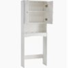 Home Bathroom Shelf Over-The-Toilet, Bathroom Spacesaver, Bathroom Storage Cabinet Organizer - White - Image 7